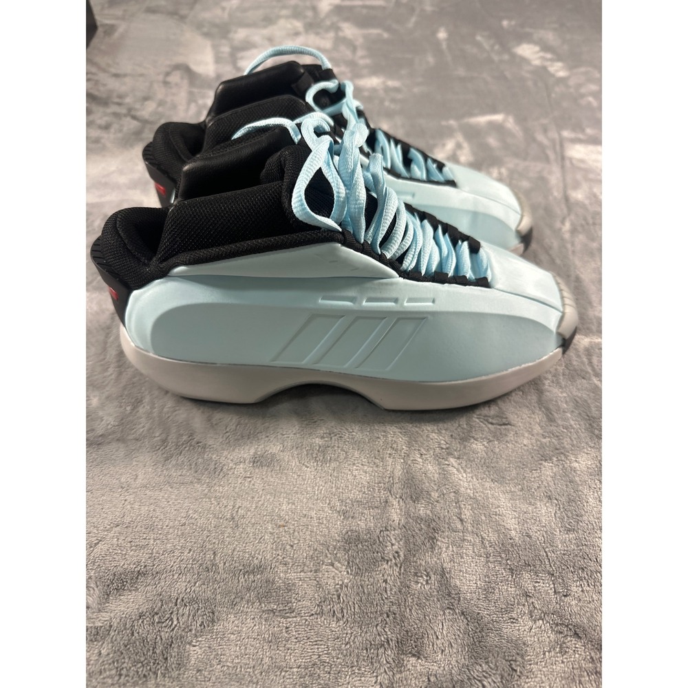 Adidas Crazy 1 Basketball Shoes Light Blue Black Silver IG5901 Mens Sneaker